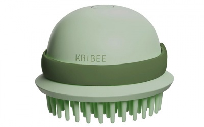 Купить Расческа массажная антистатическая Xiaomi Kribee Electric Massage Comb Green