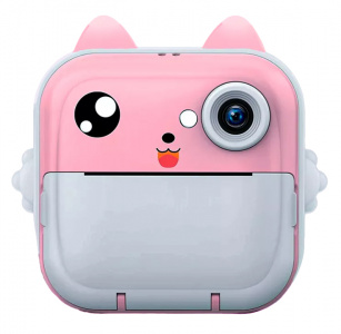 Купить Камера с мгновенной печатью Children's Digital Print Camera Q5 Pink