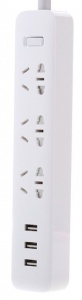 Купить Сетевой фильтр Xiaomi Mi Power Strip 3 Sockets (XMCXB01QM) White