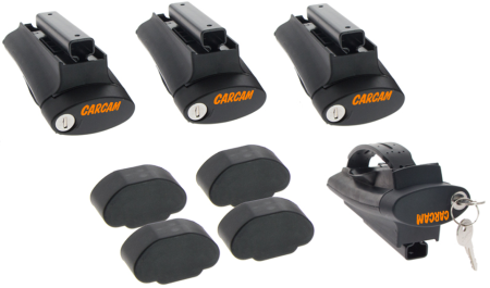 Купить Багажник на рейлинги CARCAM RAIL 8102C+B1 1370 мм