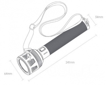 Купить Фонарик Xiaomi NexTool Outdoor Flashlight (NE20168)