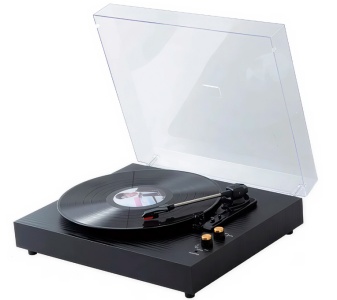 Купить Years Stay Vinyl Record Player (HY-T09A) Walnut Wood Black