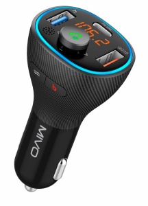 Купить Автомобильный FM-трансмиттер с АЗУ Mivo MF-05