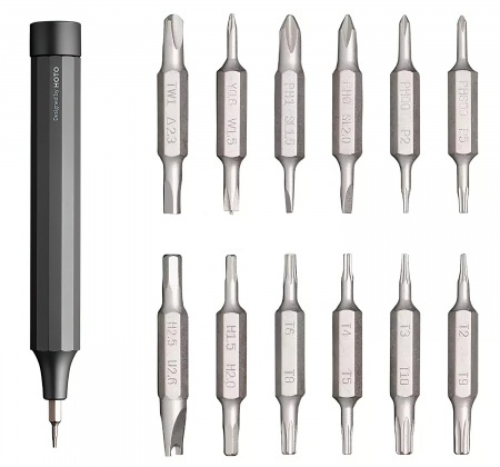 Купить Отвёртка  Xiaomi Hoto Precision Screwdriver Kit 24 in 1 Grey EU (QWLSD004)