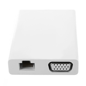Купить Xiaomi USB-C to VGA/Gigabit Ethernet Multi-function Adapter (ZJQ04TM) White