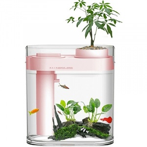 Xiaomi Descriptive Geometry Amphibious Fish Tank (HF-JHYGQC 001) Pink