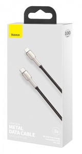 Купить Кабель Baseus Cafule Series Metal Data Cable Type-C to iP PD 20W 1m Black (CATLJK-A01)