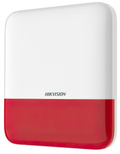 Купить Беспроводная уличная сирена Hikvision DS-PS1-E-WE Red