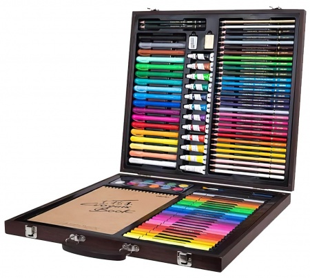 Купить Набор для рисования Xiaomi Deli Painting Set Wooden Box (1 set / box)