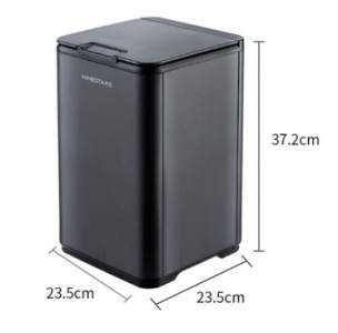 Xiaomi Ninestars Waterproof Sensor Trash Can 10L Black (DZT-10-35S)