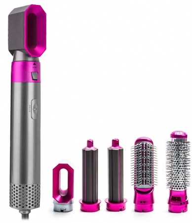 Купить Стайлер для волос Xiaomi SenCiciMen Hot Air Styler Fuchsia (5 насадок)