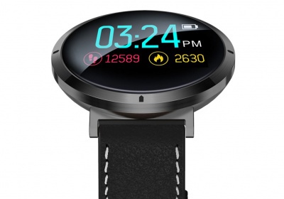 CARCAM Smart Watch S2 черная кожа