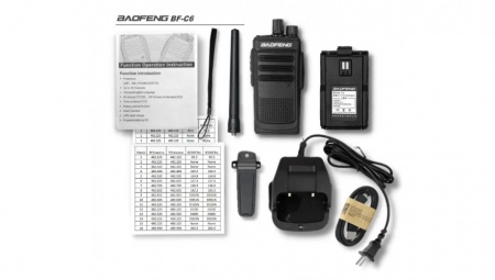 Купить Комплект раций Baofeng BF-C6 2 шт.