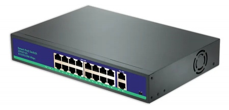 Купить CARCAM Standard 16+2 Full Gigabit PoE Switch (ССG1620GB)