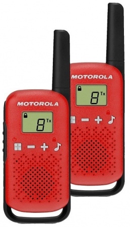 Купить Комплект раций Motorola Talkabout T42 Twin Pack красный/черный