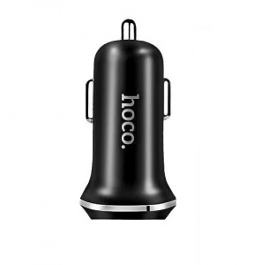Купить АЗУ 2USB 2.1A для Lightning 8-pin Hoco Z1i Черный (iPhone)
