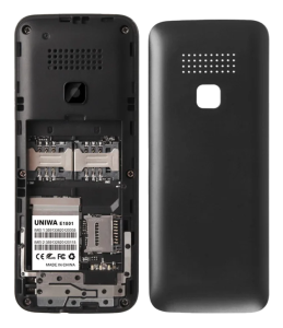 Купить Телефон UNIWA E1801 Dual SIM Black