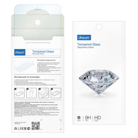 Купить Защитное стекло для NOKIA 3.1 прозрачный DREAM