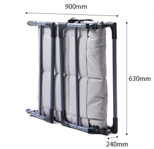 Купить Складная кровать-шезлонг Xiaomi 8H Outdoor Dual-Purpose Folding Bed RC Gray