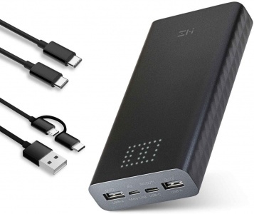 Купить Внешний аккумулятор Xiaomi ZMI Power Bank QB822 Aura 20000mAh