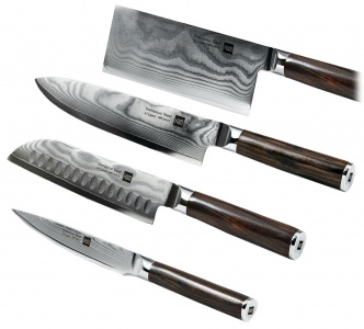 Купить Набор ножей Xiaomi HuoHou Knife Set (HU0073) Fire Damascus Steel 67 Layers HRC60+/-2 