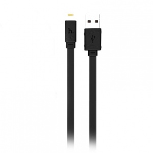 Hoco Z1i АЗУ 2USB 2.1A для Lightning 8-pin Черный (iPhone)