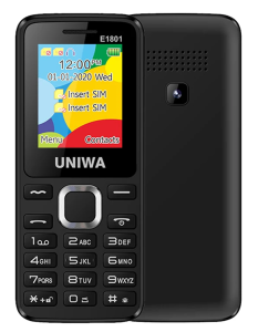 Купить Телефон UNIWA E1801 Dual SIM Black
