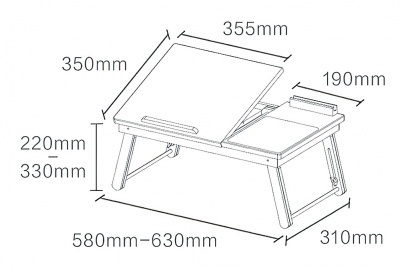 Купить Компьютерный складной столик Xiaomi IZW Orange House Multifunctional Folding Computer Desk