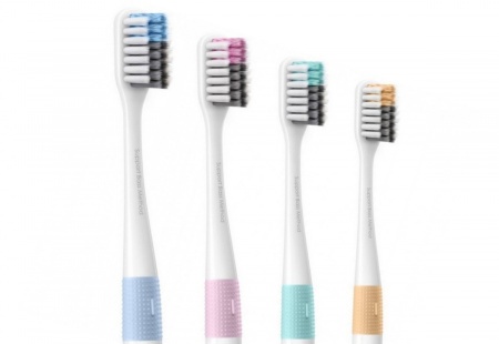 Купить Набор зубных щеток Xiaomi Dr. Bei Bass Method Toothbrush Multicolor EU (4 шт)