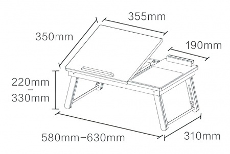 Купить Компьютерный складной столик Xiaomi IZW Orange House Multifunctional Folding Computer Desk