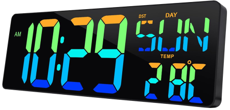 Купить SUNTEK Multi-Color LED Digital Wall Clock (ST080RGB)