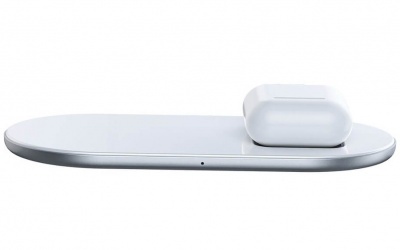 Купить Беспровоное ЗУ Xiaomi Baseus Simple 2 in 1 Wireless Charger белый