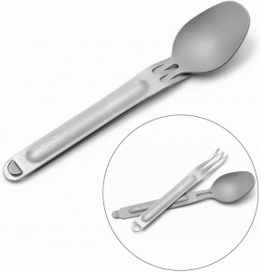 Купить Походный набор столовых приборов (ложка и вилка) Xiaomi NexTool Titanium Tableware Set