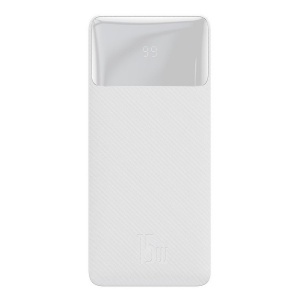 Baseus Bipow Digital Display 20000mah 15W White (PPDML-J02)