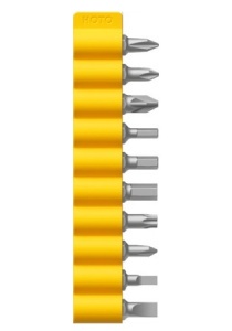 Купить Набор бит Xiaomi Hoto Screwdriver Bit Set 25mm 10шт (QWLSD002)