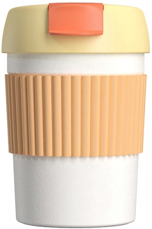 Купить Термокружка Xiaomi Kiss Kiss Fish Rainbow 360ml Orange White