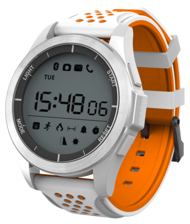 Купить Часы CARCAM SMART WATCH F3 - WHITE, Оранжевый силикон