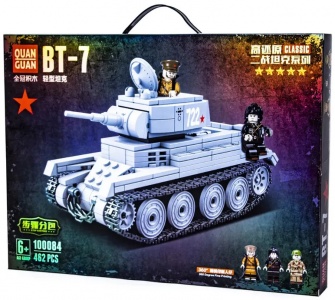 Купить Конструктор Танк Quan Guan BT-7 (462 детали)