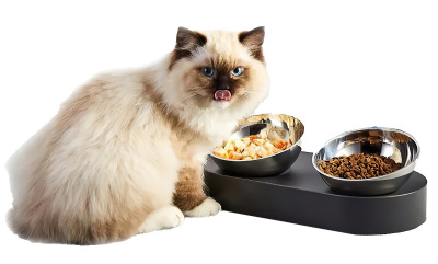 Купить Миска для животных Xiaomi 15 Adjustable Double Bowl Set Metal Version P5201