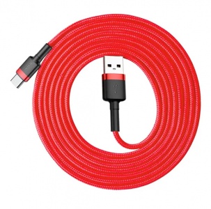 Купить Кабель Baseus Cafule Lightning 2m Red (CALKLF-C09)