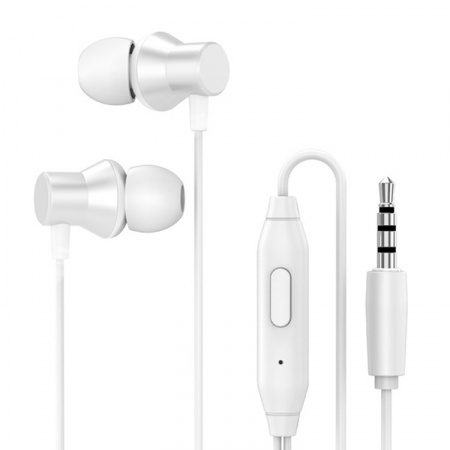 Купить Гарнитура Lenovo Metal Earphone HF130 White