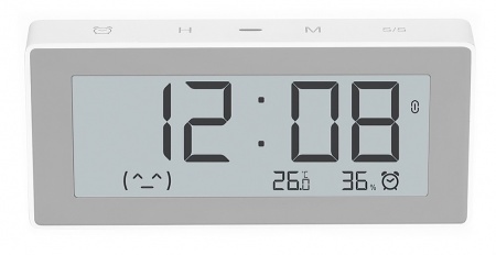 Купить Метеостанция-часы с датчиком температуры и влажности Xiaomi MiaoMiaoCe (MHO-C303)