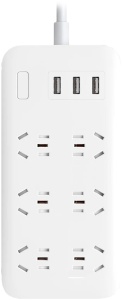 Купить Удлинитель Xiaomi Mi Power Strip Sockets (6 розеток+ 3 USB порта)