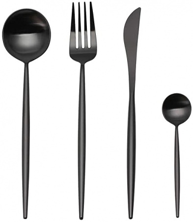 Купить Набор столовых приборов Xiaomi Maison Maxx Modern Flatware Set Black