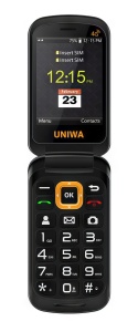 UNIWA V909T Flip Phone Gray