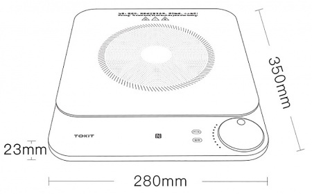 Купить Индукционная плита Xiaomi Tokit Pink (TCL03M)