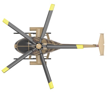 RC ERA C189 MD500 Gyro Stabilized Helicopter Military camouflage 