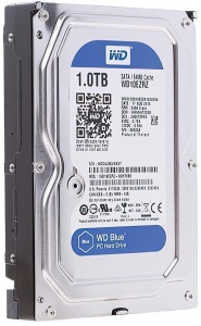 WD Blue WD10EZRZ, 1ТБ, HDD, SATA III, 3.5"