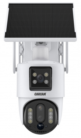 Купить CARCAM 4MP Solar Outdoor PTZ 10x Hybrid Zoom Triple Lens Dual View Camera V380BP5DL-WiFi