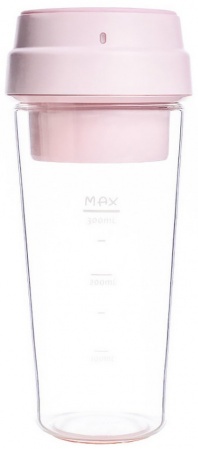 Купить Портативный блендер Xiaomi 17PIN Star Frut Bottle 400ml Pink